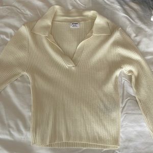 Cotton on white longsleeve shirt